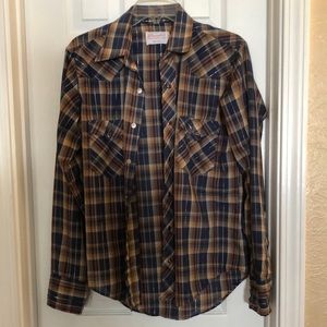 Vintage Wrangler cowboy shirt